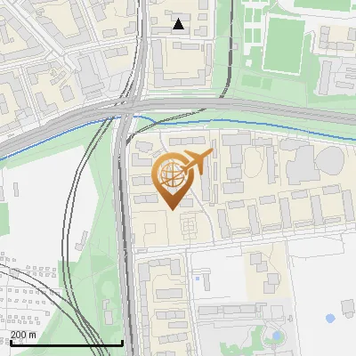 Karte Hagedornstraße 9, 80804 München