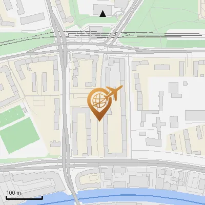 Karte Hammer Baum 19-25, 20537 Hamburg