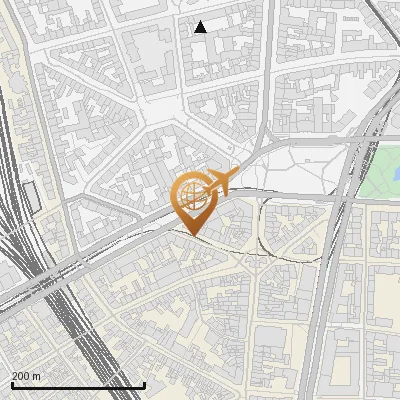 Karte Hansaring 100-106, 50670 Köln