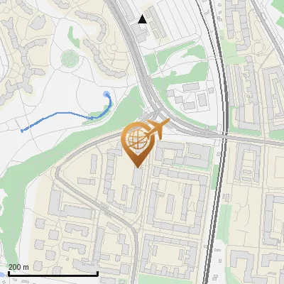 Karte Hansastraße 108, 81373 München