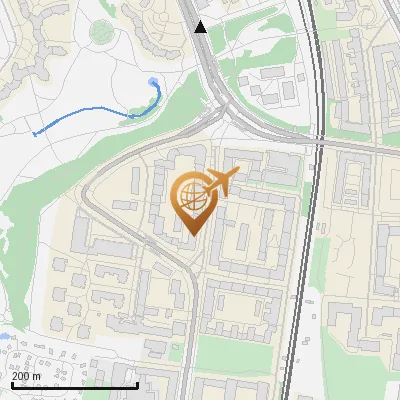 Karte Hansastraße 116, 81373 München