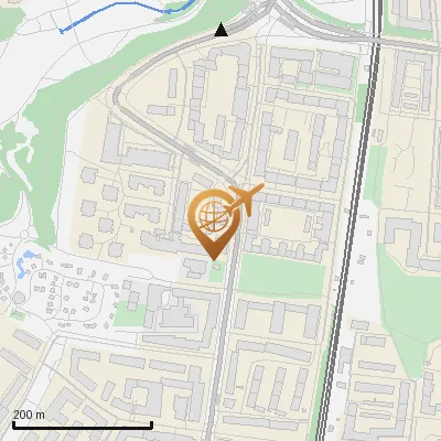 Karte Hansastraße 128, 81373 München