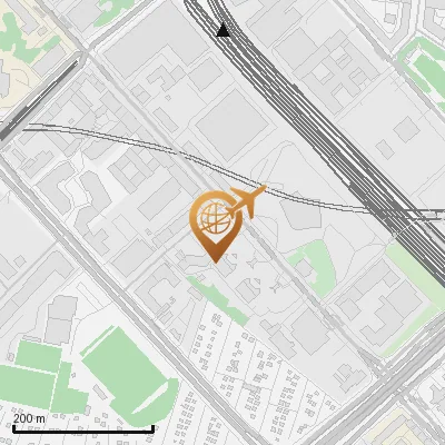 Karte Hansastraße 24-26, 80686 München