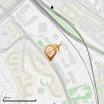 Karte Hansastraße 39, 81373 München