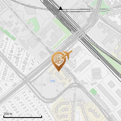 Karte Hansastraße 46, 81373 München