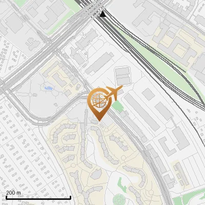 Karte Hansastraße 60-66, 81373 München