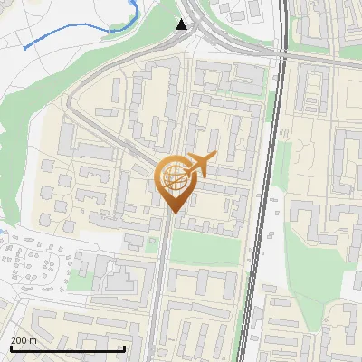 Karte Hansastraße 85, 81373 München