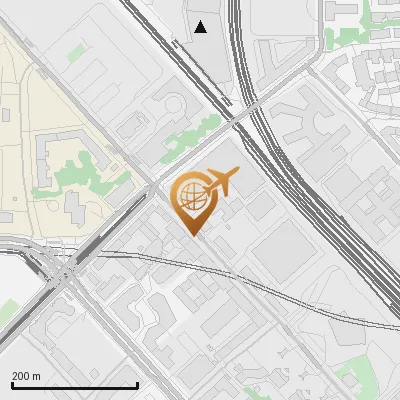 Karte Hansastraße 9-10, 80686 München