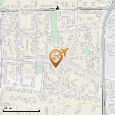 Karte Hardenbergstraße 21-26, 80992 München