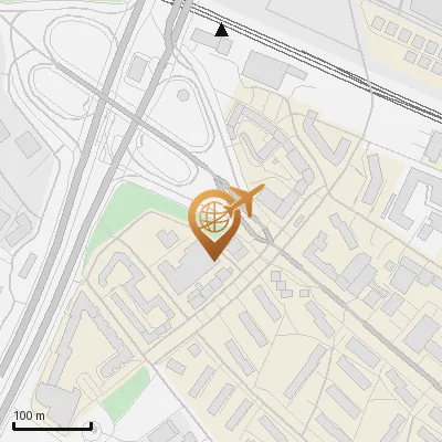 Karte Hardenstraße 2-6, 20539 Hamburg