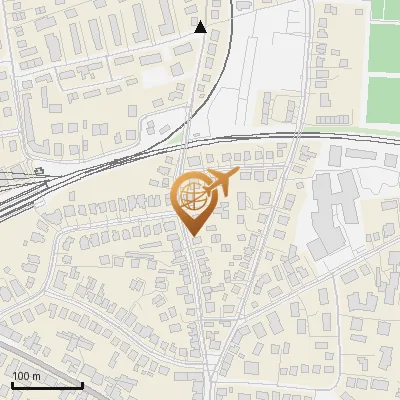 Karte Hasenhöhe 40, 22587 Hamburg