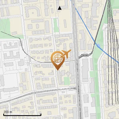 Karte Heckscherstraße 9-13, 80804 München