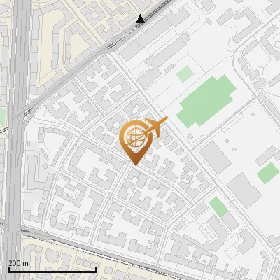 Karte Hedwigstraße 14, 80636 München