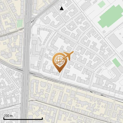 Karte Hedwigstraße 2-6, 80636 München