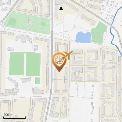 Karte Hiddingaweg 1-4, 22307 Hamburg