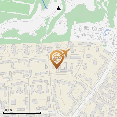 Karte Hinterbärenbadstraße 18-26, 81373 München