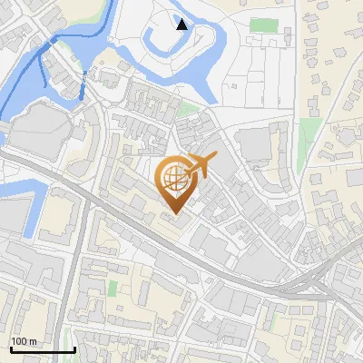 Karte Hinterm Graben 9-16, 21029 Hamburg