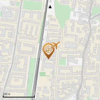 Karte Hochmeierstraße 1-6, 81373 München