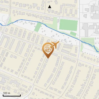 Karte Hoffmann-von-Fallersleben-Straße 1, 21029 Hamburg