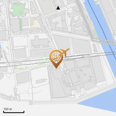 Karte Hübenerstraße 8, 20457 Hamburg