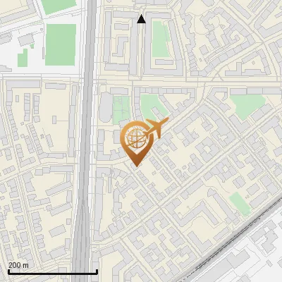 Karte Hübnerstraße 6-7, 80637 München