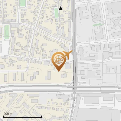 Karte Hünefeldstraße 3, 80992 München