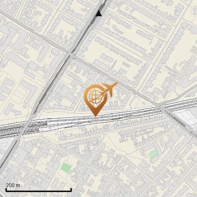 Karte Hüttenstraße 3-20, 50823 Köln