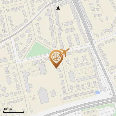 Karte Husarenhof 2, 22043 Hamburg