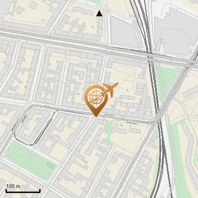 Karte Jessnerstraße 12-16, 10247 Berlin