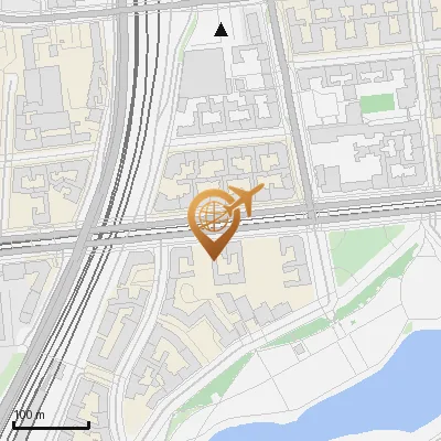 Karte Kaiserdamm 100, 14057 Berlin