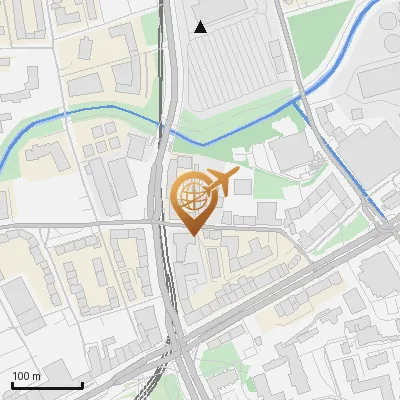 Karte Kattunbleiche 20-23, 22041 Hamburg