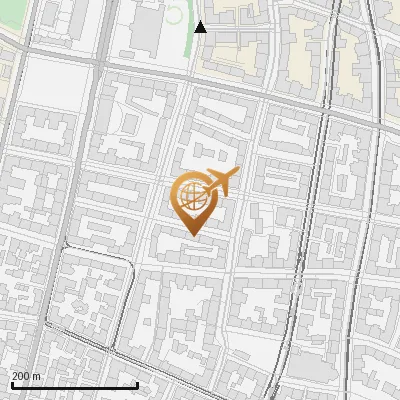 Karte Keuslinstraße 1-8, 80798 München