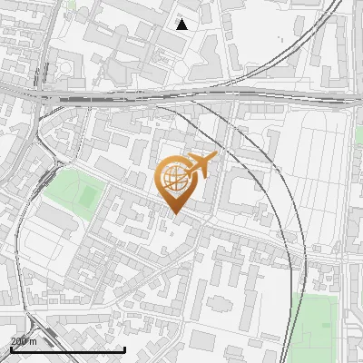 Karte Kirchenstraße 23, 81675 München