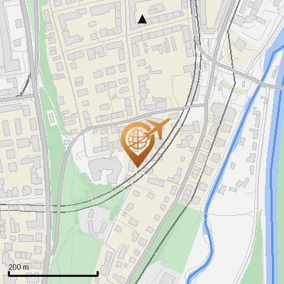 Karte Kirchweg 2-8, 81379 München