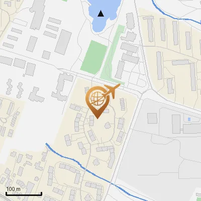 Karte Kirschgarten 44-74, 21031 Hamburg