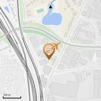 Karte Kleine Bahnstraße 1-7, 22525 Hamburg