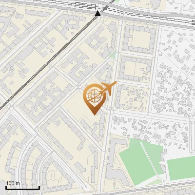 Karte Klever Straße 11-14, 13357 Berlin