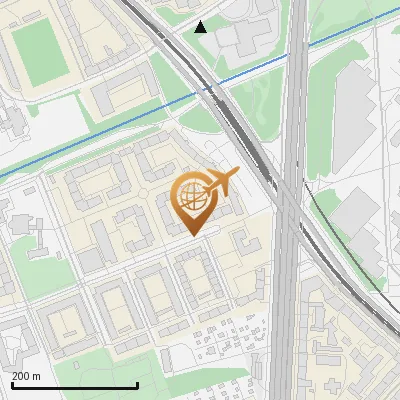 Karte Klugstraße 121-135, 80637 München