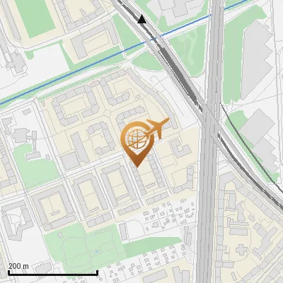 Karte Klugstraße 170-174, 80637 München