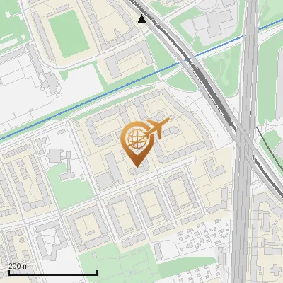 Karte Klugstraße 91-117, 80637 München