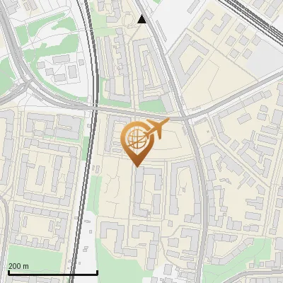 Karte Kraelerstraße 8-12, 81373 München