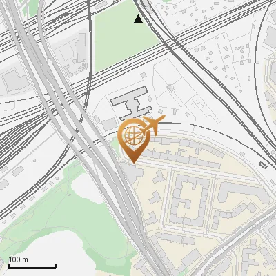 Karte Kronprinzendamm 9-15, 10711 Berlin