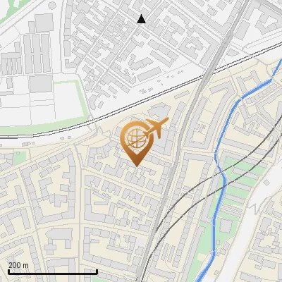 Karte Kühbachstraße 9-18, 81543 München