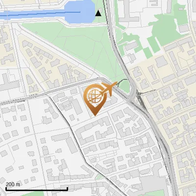 Karte Lachnerstraße 2-6, 80639 München