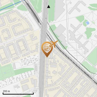 Karte Landshuter Allee 166-174, 80637 München