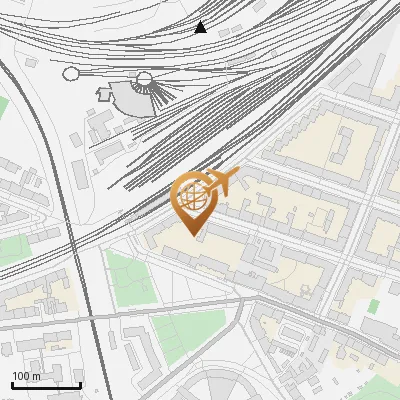 Karte Leopoldstraße 1-3, 10317 Berlin