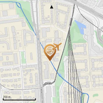 Karte Leopoldstraße 202, 80804 München