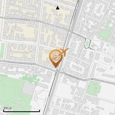 Karte Leopoldstraße 19-25, 80802 München