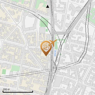 Karte Leopoldstraße 77-81, 80802 München