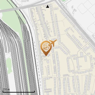 Karte Lobensteiner Weg 2-12, 51103 Köln